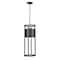 Z-Lite Luca Outdoor Chain Mount Ceiling Fixture, 1-Light, 9.25 In.W x 24 In.H, Black/Etched 517CHB-BK-LED - alternate 1